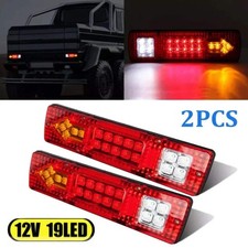 Waterproof 19LED Tail Lights 12V 24V Turn Signal Stop Reverse Lamp for Trailer