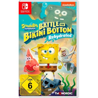 THQ Nintendo Switch Spiel Spongebob Battle for Bikini Bottom Rehydrated USK 6