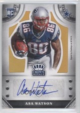 2014 Panini Crown Royale Rookie Signatures Gold 41/49 Asa Watson #S-AW Auto 0f8