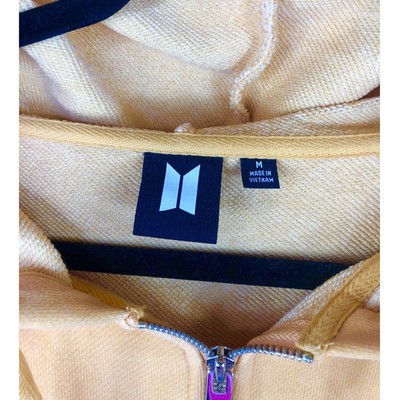 ARMYst Zip-Up Hoody by Jungkook BTS Mustard Guk Yellow OFFICIAL