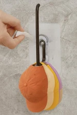 Fikoksol Metal Hat Racks for Baseball Caps Wall Mount Organizer 2Pcs Black