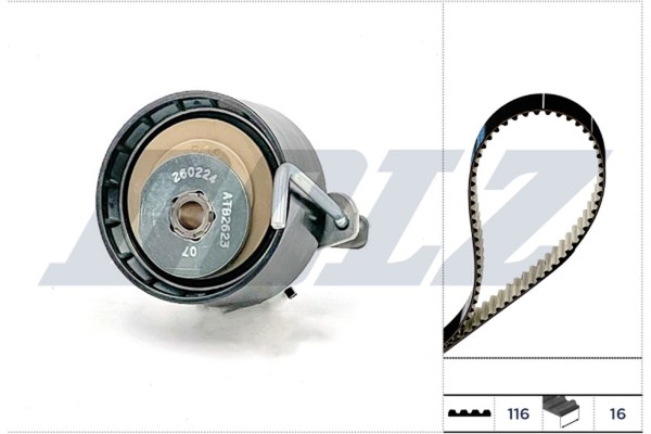 Zahnriemensatz Dolz SKD177IO FüR Ford Fiesta 7 Hj Hf Van 6 CB1 Ccn Max Jk 2 Dxa-image