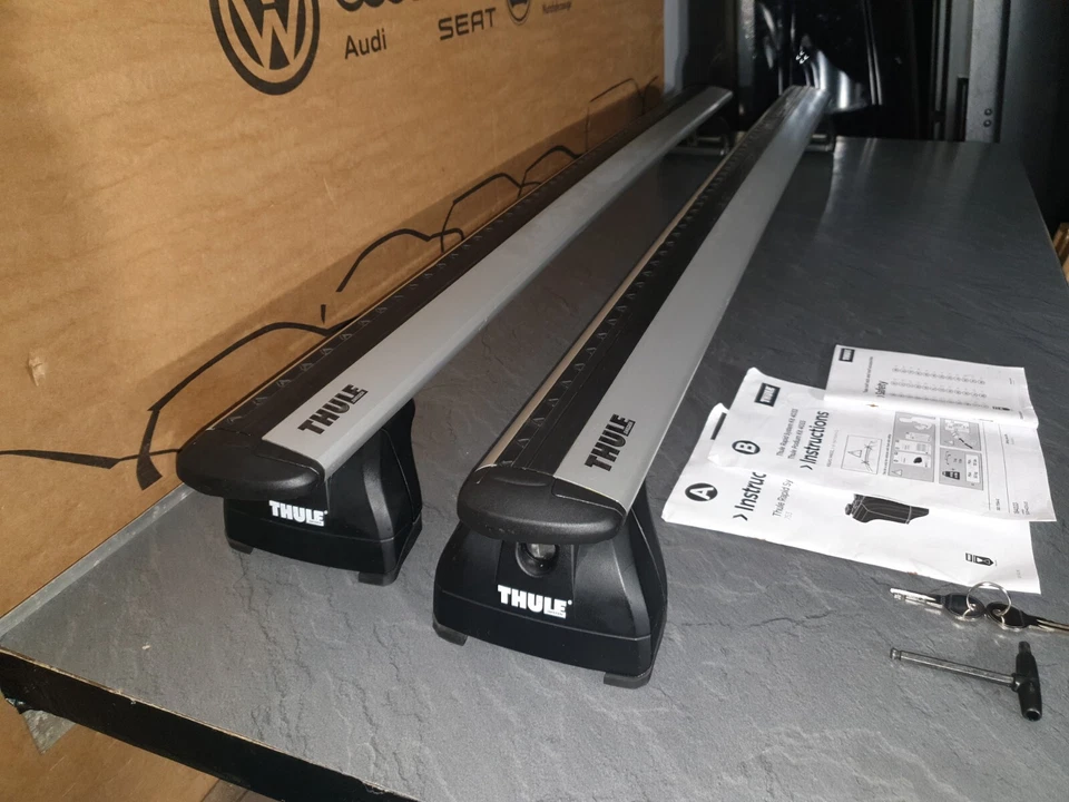 GENUINO THULE VOLVO CROSS COUNTRY 5 PUERTAS BARRAS DE TECHO BARRA DE ALA EVO RACK 2013-19 Foto 2 de 4
