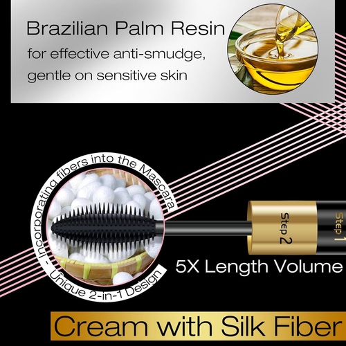 Mascara Black Volume and Length 2 in 1 Thrive Mascara Liquid Lash Extensions... - Picture 3 of 12