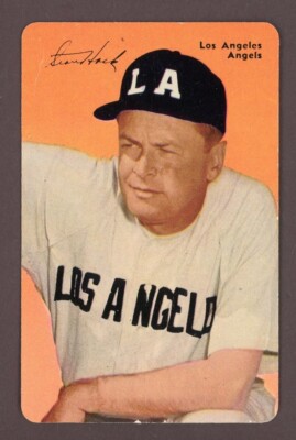 1952 Mother's Cookie's PCL #49 Stan Hack Los Angeles Angels