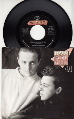 TEARS FOR FEARS - HEAD OVER HEELS - ORIGINAL MECRURY RECORDS 45 