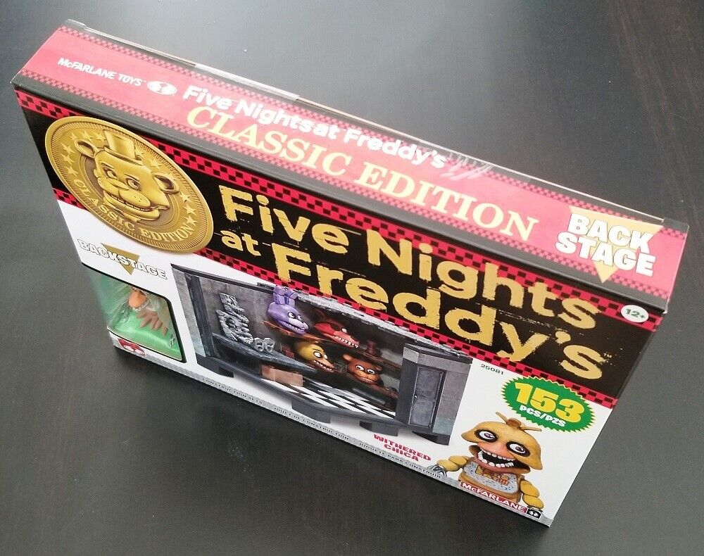  McFarlane Toys Five Nights at Freddy's Backstage 'Classic  Series' Medium Construction Set : Toys & Games