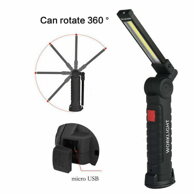 Torcia A LED PROJECTS Magic Light Con Magnete Flessibile - Lampada Telescopica Impermeabile, Batteria Inclusa, Per Officina E Outdoor