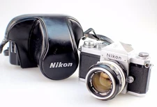 Nikon F Eye Level 35mm SLR Film Camera with 50mm F1.4 Prime Lens