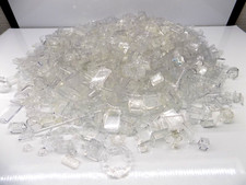 LEGO 100 piezas Lote CONSTRUCCIÓN TRANSPARENTE TRANSLÚCIDA Piezas n PIEZAS {LAVADO}