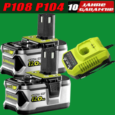1-2X Für Ryobi Original Akku 18V 9AH Lithium One Plus RB18L50 P108 RB18L40 P104