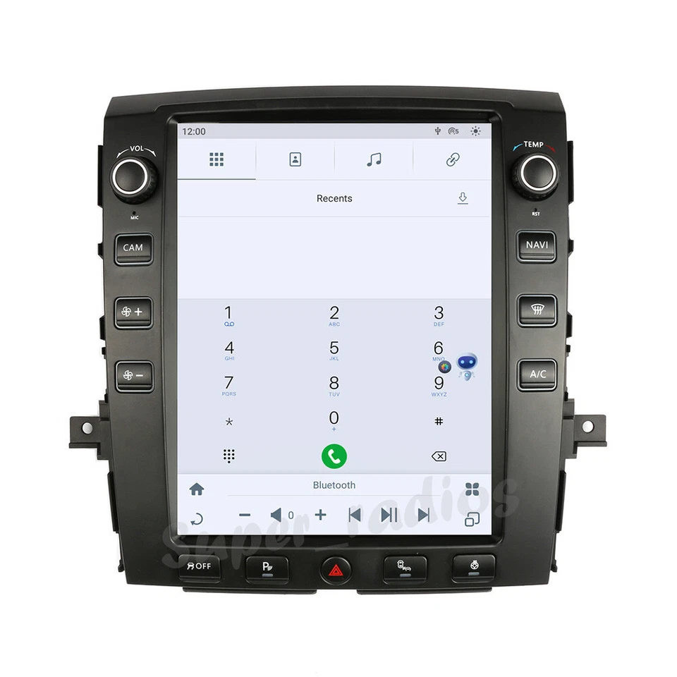 Android 13 Smart Radio Vertical Screen GPS Stereo for Nissan Titan XD 2016-2019 - Imagem 3 de 4