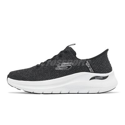 Skechers Arch Fit 2.0-Look Ahead Slip-Ins Black White Men Casual