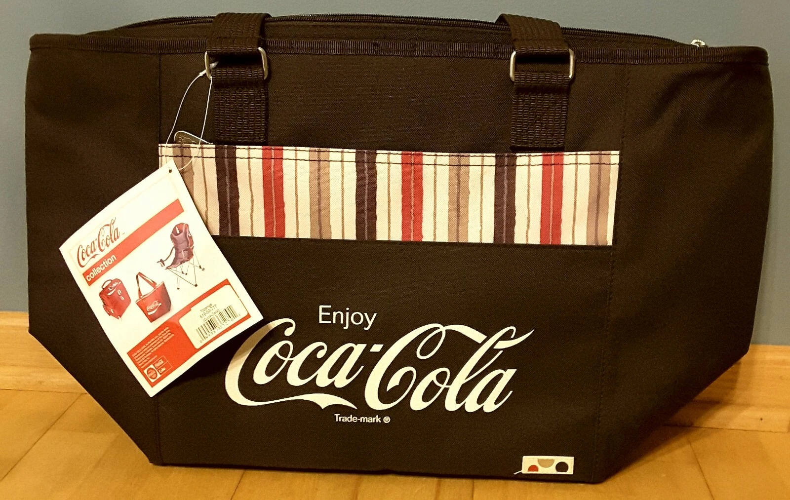 Coca-Cola Cooler New Picnic Time Large Topanga Insulated Food Tote, New With Tag