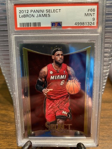 2012-13 Panini Select LeBRON JAMES #66 1st Year Select SP PSA 9 MINT HEAT Lakers
