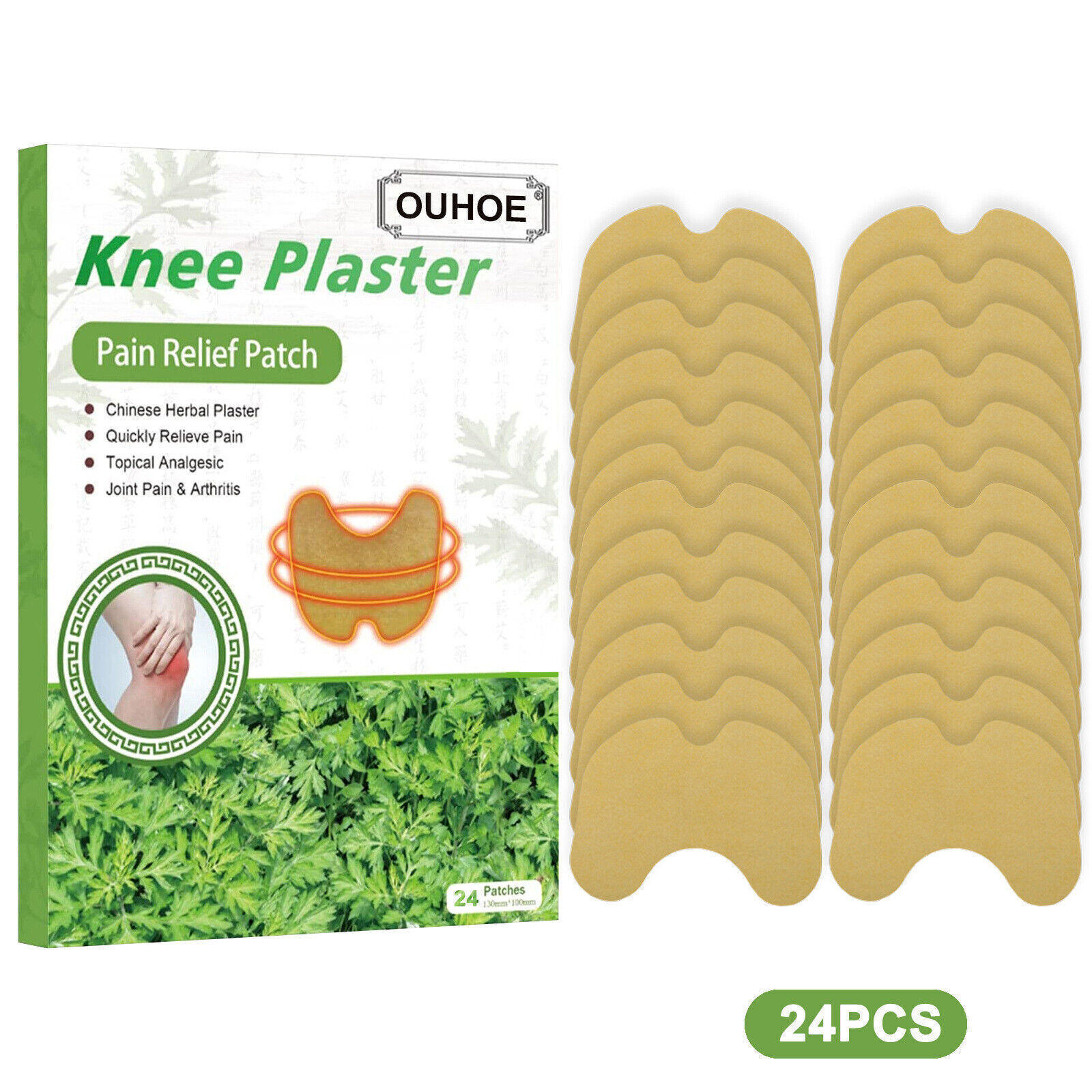 Wellnee Knee Pain Patches, Mrjoint Knee Relief Patches Kit