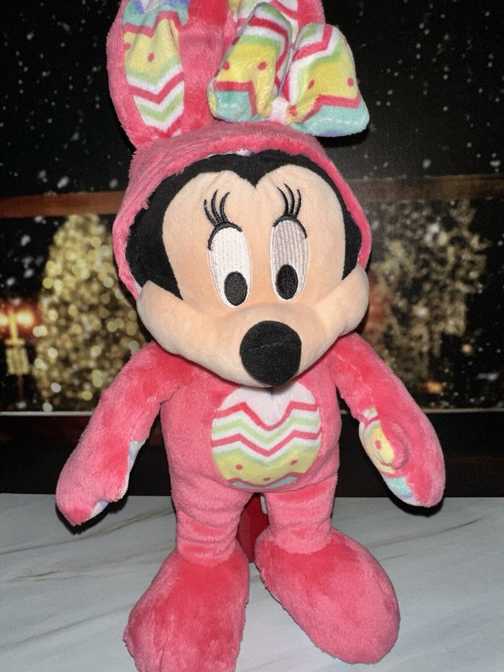 Disney Easter Minnie Mouse Plush – Bunny Costume – Limited Edition | eBay