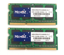 Memoz 8GB DDR3 1066 1067 Mhz 2x 4GB Laptop PC3 8500S Notebook Sodimm RAM Memory