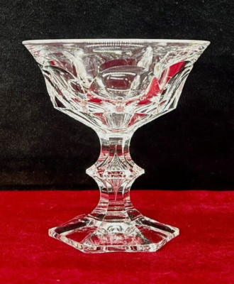 Val Saint Lambert Metternich Champagne Glasses Coupe A Champagne Crystal Size