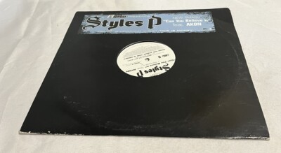 Styles P feat. Akon - Can You Believe It 12  Ruff Ryders Promo DJ Single Vinyl
