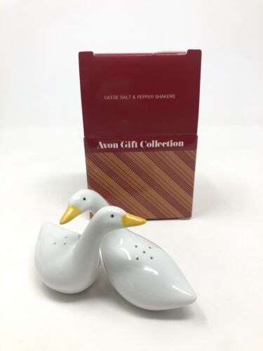 AVON Gänse Salz und Pfefferstreuer Vintage Figur Ornament Geschirr