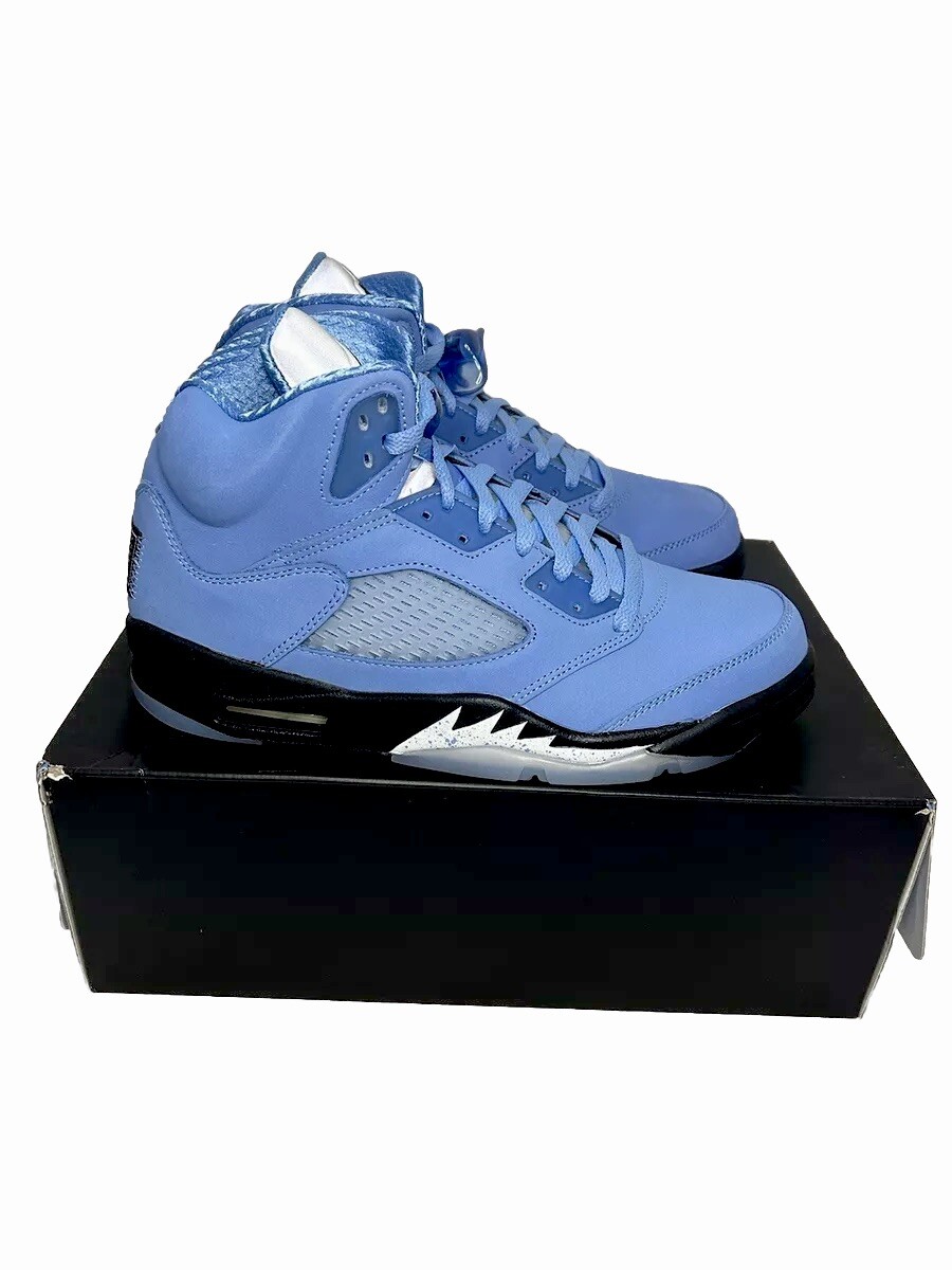 ?Nike AIR JORDAN 5 Retro UNC University Blue - Size 10 