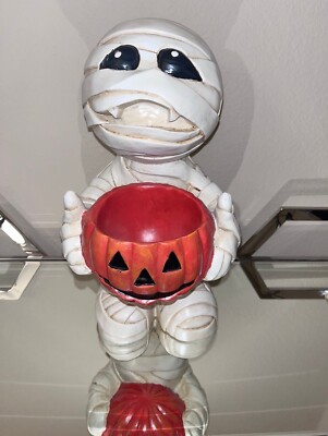 Toil & Trouble Marvin The Mummy Display Statue Halloween Candy Dish