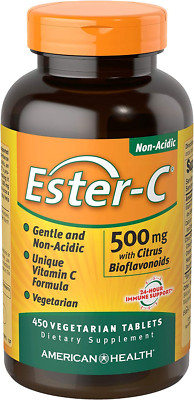 American Health Ester-C 500 Mg with Citrus Bioflavonoids, Vegetarian Tablets