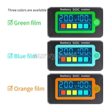 PZEM-009 DC 8-100V Li-ion Battery Power Meter Tester Voltmeter LCD Display