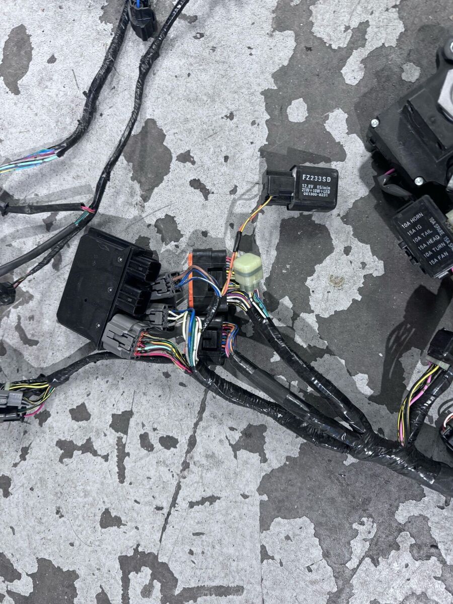 09-12 KAWASAKI ZX6R ZX600R NINJA OEM ENGINE WIRING HARNESS ECU ECM