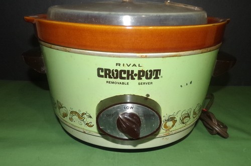 Rival Crock Pot Model 3350 5 Quart Removable Stoneware Slow Cooker Vintage - Picture 2 of 18