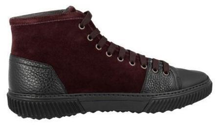PRADA Leather Americas Cup High-Top Sneaker Boots 4T2789 - US 8.5