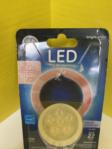 GE LED Indoor Floodlight 50W =7W Dimmable Light Bulb MR16 - Picture 6 of 6