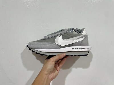 Size 6.5 - Nike LDV Waffle x Fragment Design x Sacai Gray