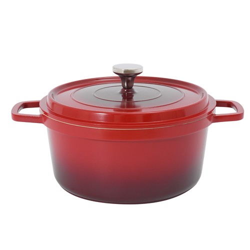 Red Stew Pot with Lid Ceramic Round Stew Pot Pot for Braising Stews Roasting - Picture 13 of 19