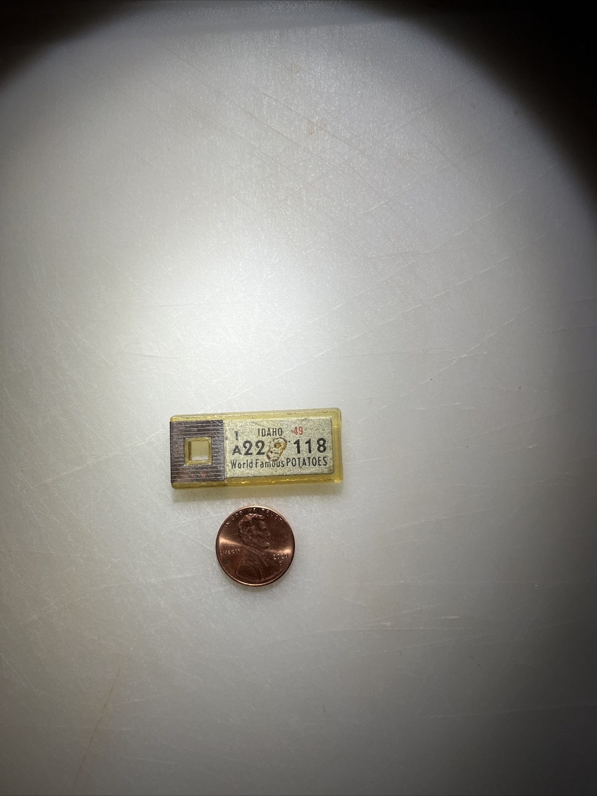 1949 Idaho DAV Keychain License Plate Tag eBay