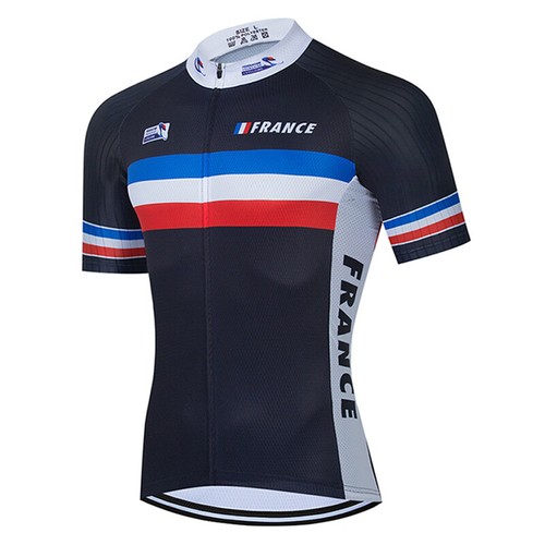 Men France Cycling Jersey Bib Shorts Kits Short Sleeve Shirt Padded Bibs - Picture 4 of 13