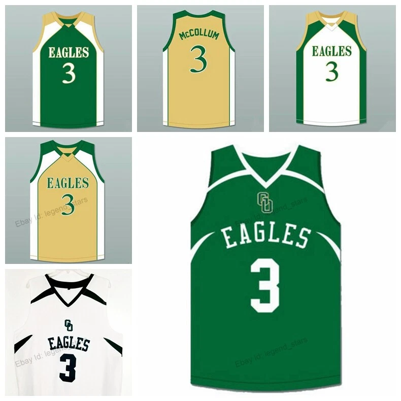 CJ McCollum 3 GlenOak High School Green Basketball Jersey — BORIZ