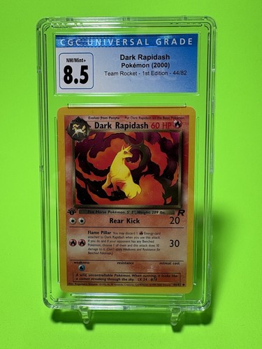 Dark Rapidash (1st Edition) graded CGC 8.5 for sale on eBay