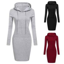 Womens Long Causal Hooded Sweatshirt Patchwork Feminino Coats Slim Pullover