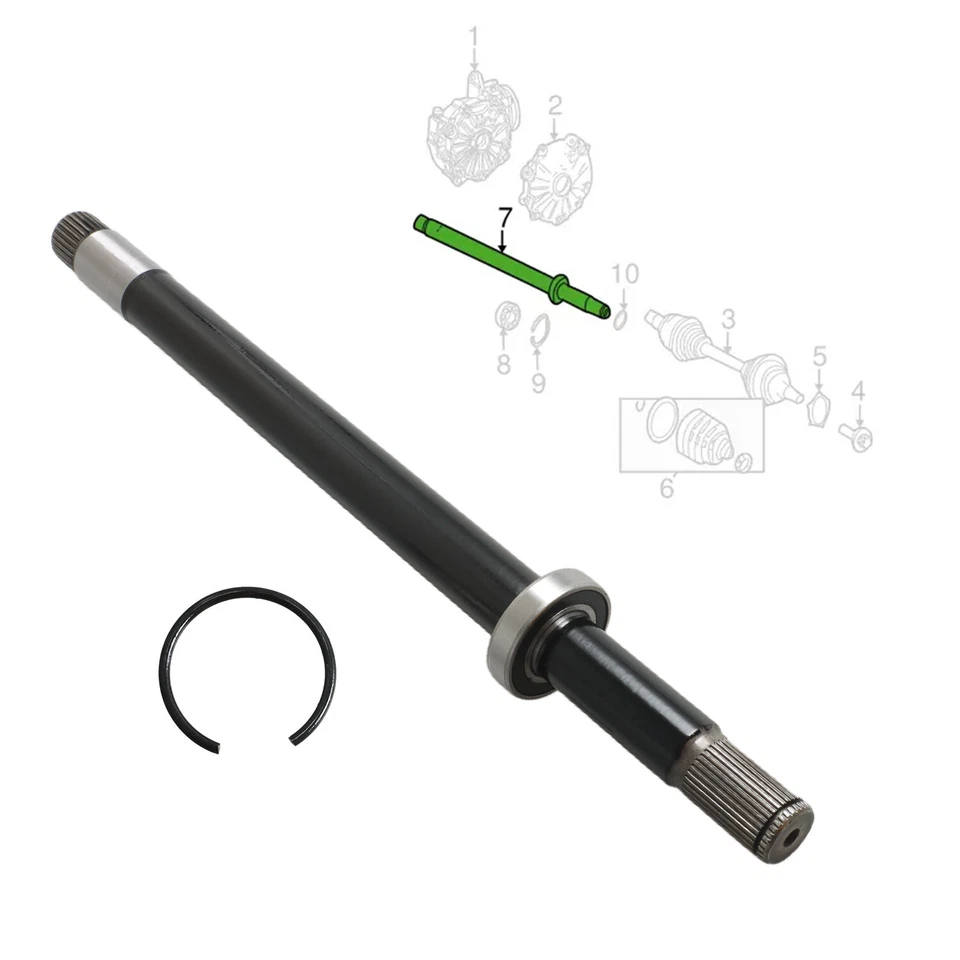 Eje delantero CV eje intermedio apto para Mercedes Benz A2213300701 2007-2016 Foto 4 de 4