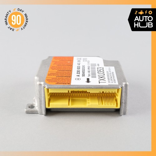 03-06 Mercedes R230 SL500 SL55 Airbag Air Bag Sensor SRS Control Module OEM - Picture 5 of 7