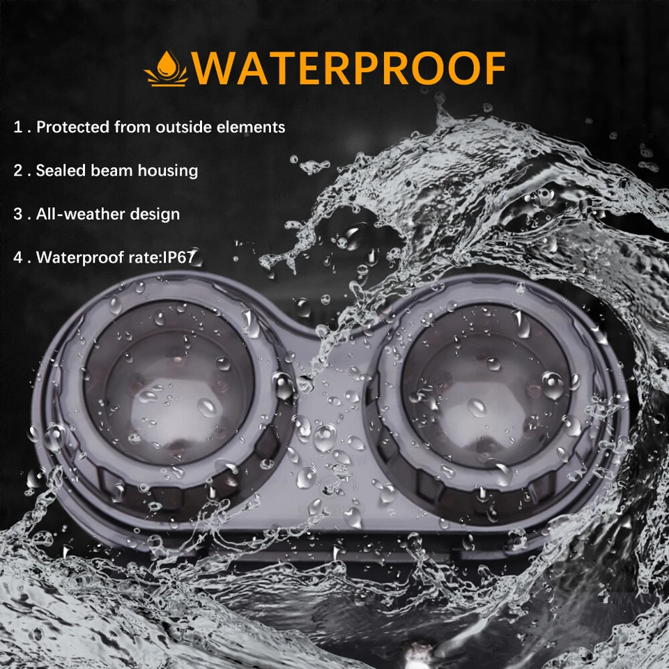 Задний светодиодный стоп-сигнал стоп-сигнал лампа номерного знака для мотоцикла 12 В - Изображение 2 из 4