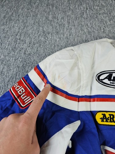 Chaqueta De Colección Red Bull Racing Cuero Años 90 F1 Moto Blindada Para Hombre 3XL Fórmula Uno - Imagen 8 de 17