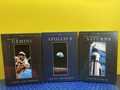 The NASA Archives Dvd Lot Project Gemini, Apollo 8, The Mighty Saturns Movies