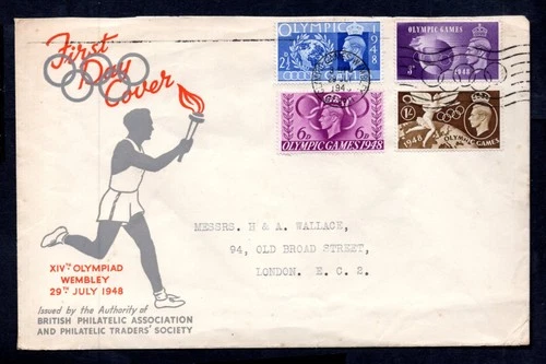 GB - KGVI 1948 London Olympics First Day Cover