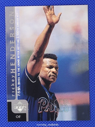 Rickey Henderson #211 1998 Upper Deck card