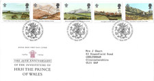 1994 25th Anniv of Investiture of the Prince of Wales Caernarfon Cancel FDC