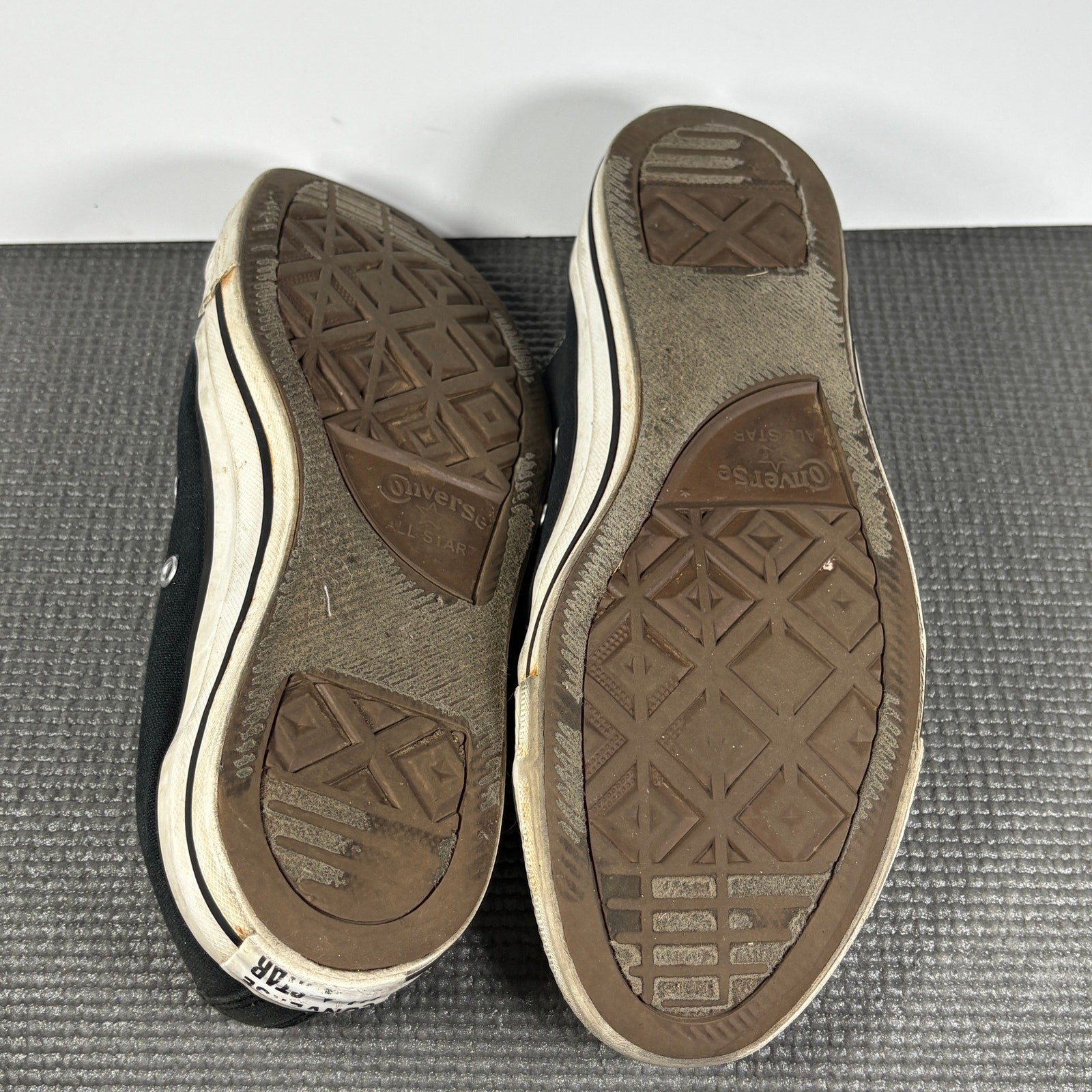 Converse Chuck Taylor All Star Sneakers Mens 9 Womens 11 Black Canvas Low Top  thumbnail 9