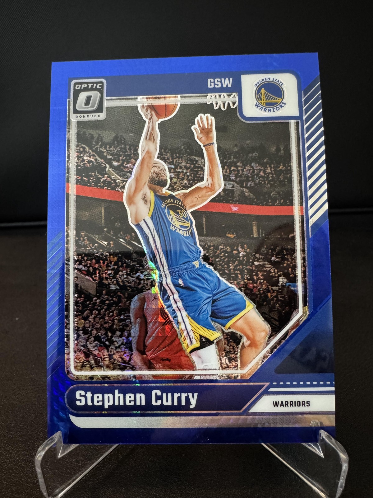 2024-25 Donruss Optic #155 Stephen Curry Hyper Blue #/175
